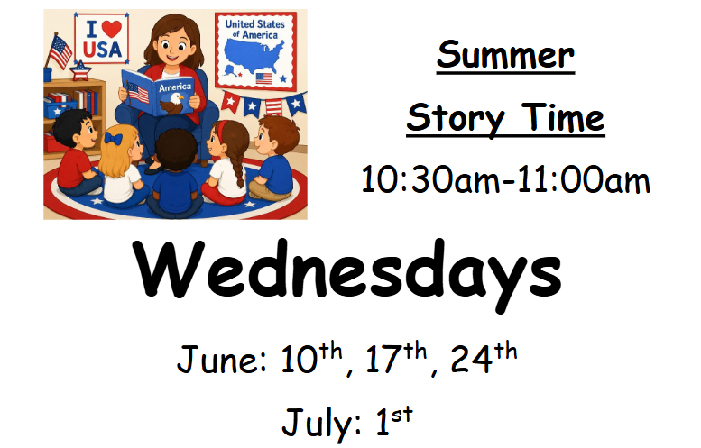 storytime summer reading June 10-17-24 Jand uly 1-2026 at SMCPL