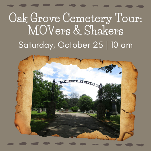 entrance to oak grove cemetery
